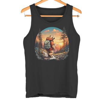 Camping Abenteuer Natur Bär Wandern Berge Tank Top - Geschenkecke