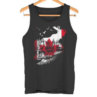 Canada Flag Moose Canada Tank Top - Geschenkecke