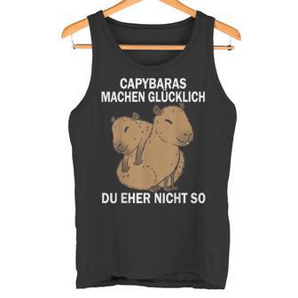 Capybaras Machen Glücklich Du Eher Nicht So Wasserschwein Tank Top - Geschenkecke