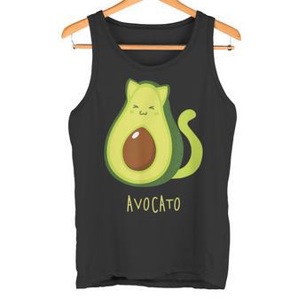 Cat Avocado Avocato Animal Puns Tank Top - Geschenkecke