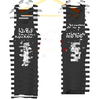 Cat Meow Couples In Love Proof Of Love Valentine's Day Tank Top - Monsterry