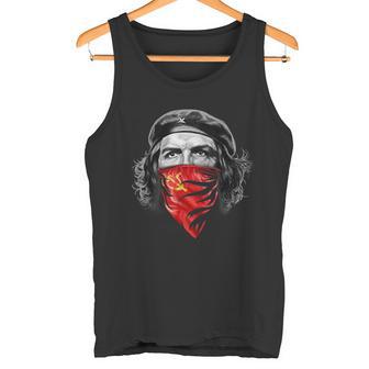 Che Guevara W Soviet Hammer And Sickle Red Bandana Tank Top - Geschenkecke