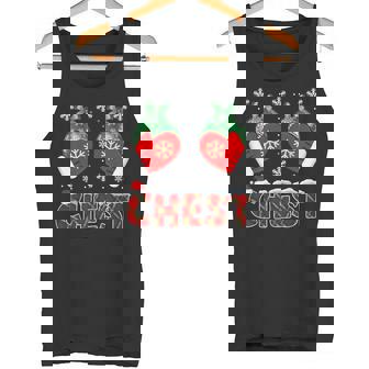 Chestnuts Matching Family Chest Nuts Christmas Couples Tank Top - Monsterry
