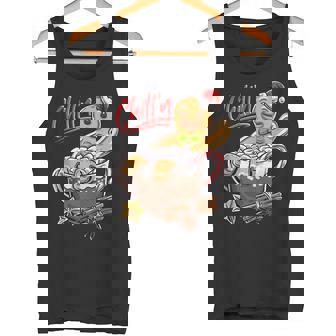 Chill'n Gingerbread Cookie In Hot Cocoa Christmas Tank Top Tank Top - Monsterry