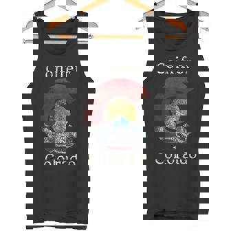 Conifer Colorado Flag Styled Mountain Tank Top - Monsterry