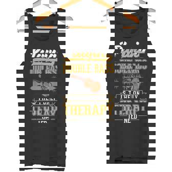 Contrabajo Terapia Contrabajista Camiseta sin mangas - Regaloses
