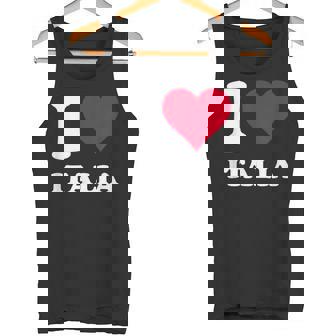 Corazón Rojo Me Amo Italia Camiseta sin mangas - Regaloses