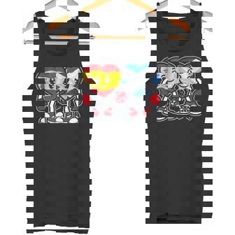 Corazones De Amistad De España Y Escocia Camiseta sin mangas - Regaloses
