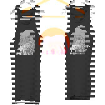 Coucher Du Soleil Cadeau Savane Safari Famille Des Éléphants Débardeur e - Cadeauxyz