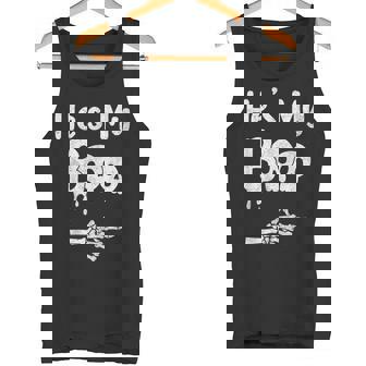 Couples Halloween Matching Costumes He's My Boo Tank Top - Monsterry