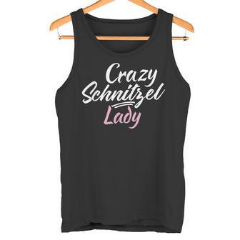 Crazy Schnitzel Lady German Schnitzel Tank Top - Geschenkecke