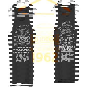 Cumpleaños Hombre Regalos Las Leyendas Noviembre 1962 Camiseta sin mangas - Regaloses