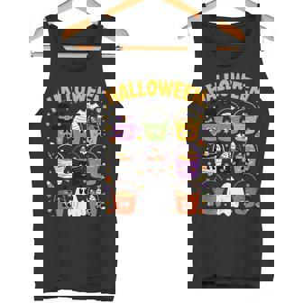 Cute Chicken Nuggets Pumpkin Halloween Trick-Or-Treat Fun Tank Top - Monsterry