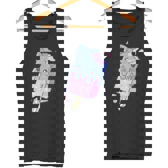 Cute Kawaii Cat Popsicle Japanese Anime Kitten Tank Top - Monsterry