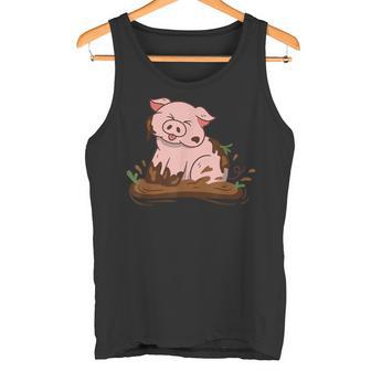 Cute Pig Farm Farming Pig Tank Top - Geschenkecke