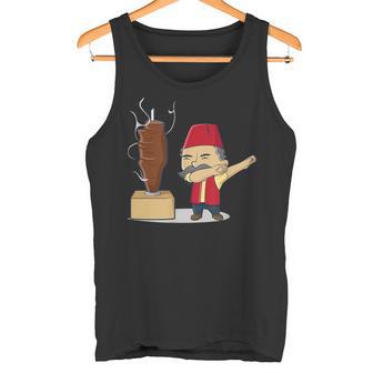 Dabbing Doner Kebab For Doner Sellers & Kebap Fans Tank Top - Geschenkecke