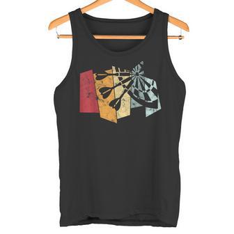 Dart Sport Retro Dartintage Bullseye Darter Tank Top - Geschenkecke