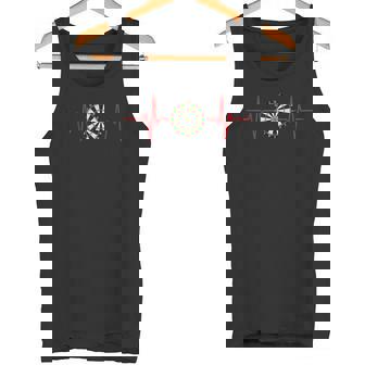 Darts Heartbeat Dardos Latido Del Corazón Camiseta sin mangas - Regaloses