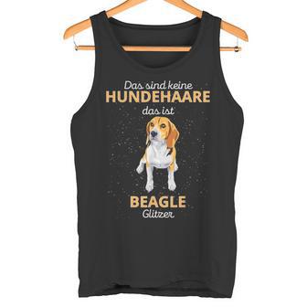 Das Sind Keine Hundehaare Das Ist Beagle Glitter Tank Top - Geschenkecke