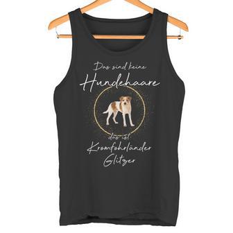 Das Sind Keine Hundehaare Das Ist Kromfohrländer Glitter Tank Top - Geschenkecke