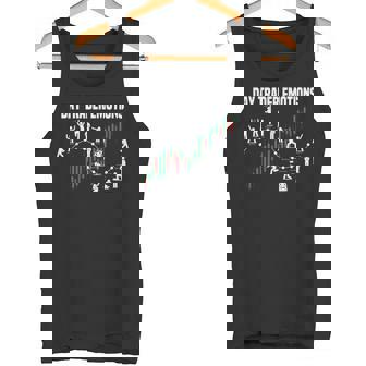 Day Trader Emotions Funny Day Trader Stock Market Tank Top - Monsterry