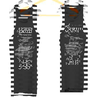 De La Idea Del Regalo De La Segunda Guerra Mundial Del Tigre De Acero Alemán Tanque Camiseta sin mangas - Regaloses