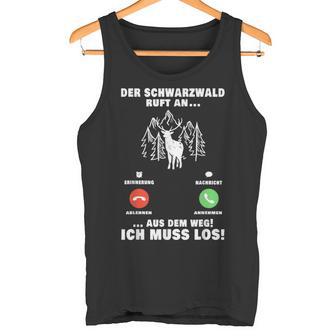 Der Schwarzwald Ruft An Schwarzwalder Call Bollenhut Tank Top - Geschenkecke