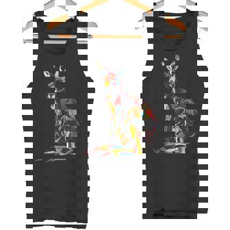 Dessin Kangourou Illustration Graphique Animal Kangourou Débardeur e - Cadeauxyz