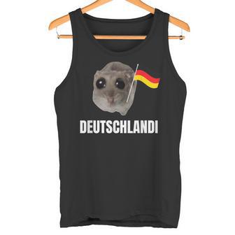 Deutschlandi Sad Hamster Meme Tank Top - Geschenkecke