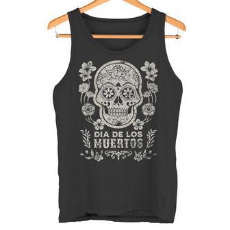 Dia De Los Muertos Mexico Sugar Skull Tank Top - Geschenkecke