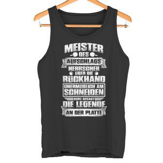 Die Legende An Der Plate Tank Top - Geschenkecke