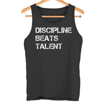 Discipline Beats Talent Tank Top - Geschenkecke