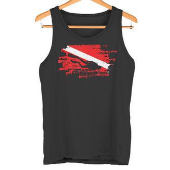 Diver Flag Diving Underwater Tank Top - Geschenkecke