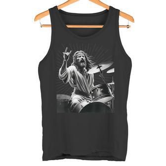 Drummer Rock Jesus Drums Tank Top - Geschenkecke