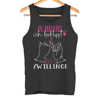 Du Bekloppt Ich Bekloppt Tank Top - Geschenkecke