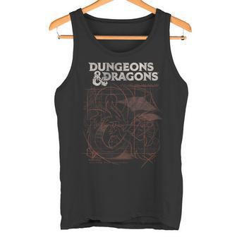 Dungeons & Dragons Sketch Dark Tank Top - Geschenkecke