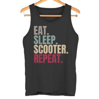 Eat Sleep Scooter Repeat Tank Top - Geschenkecke