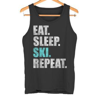 Eat Sleep Ski Repeat Tank Top - Geschenkecke