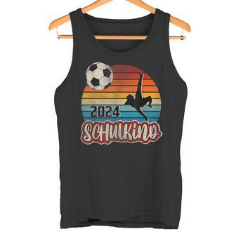 Einschulung Schulkind 2024 School Cone Boy Footballintage Tank Top - Geschenkecke