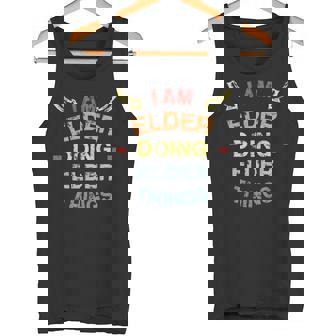 Elder Family Crest Elder Elder Clothing Elder T Elder T For The Elder Png Tank Top - Thegiftio