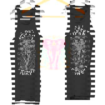 Elephant Round-Up Surin Thailand Tank Top - Monsterry