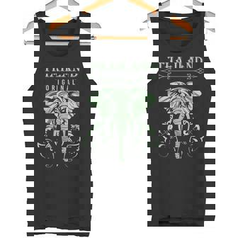 Elephant Thai Bangkok Thailand Tank Top - Monsterry
