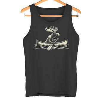 Elk In Canoe Tank Top - Geschenkecke