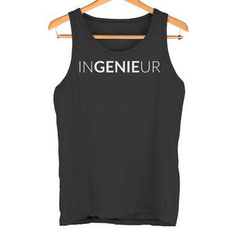 Engineer Genie Mechanical Engineering Student Engineering Study Tank Top - Geschenkecke