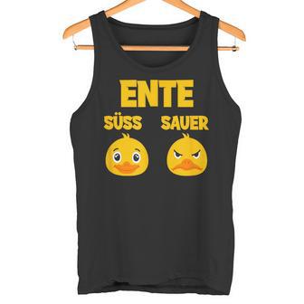 Ente Süß Sauer Lustig Witzig Koch Landwirt Tank Top - Geschenkecke