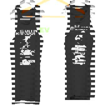 EV Revolution Drive E-Cars EV Life Electric Vehicle Tank Top - Monsterry