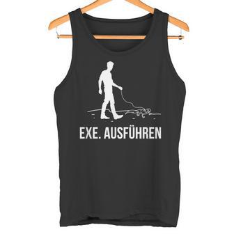 Exe Run Programmer Programming Computer Nerd Tank Top - Seseable