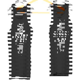 Existence Is Pain Nihilist Hanging Kitty Hang Cat Tank Top - Monsterry