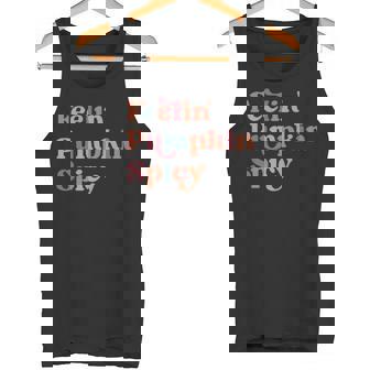 Feelin Pumpkin Spicy ShirtFeeling a Little Pumpkin Spicy Premium Tank Top - Monsterry