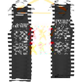 Feliz Navidad Niño Niña Hombre Santa Dab Navidad Familia Camiseta sin mangas - Regaloses